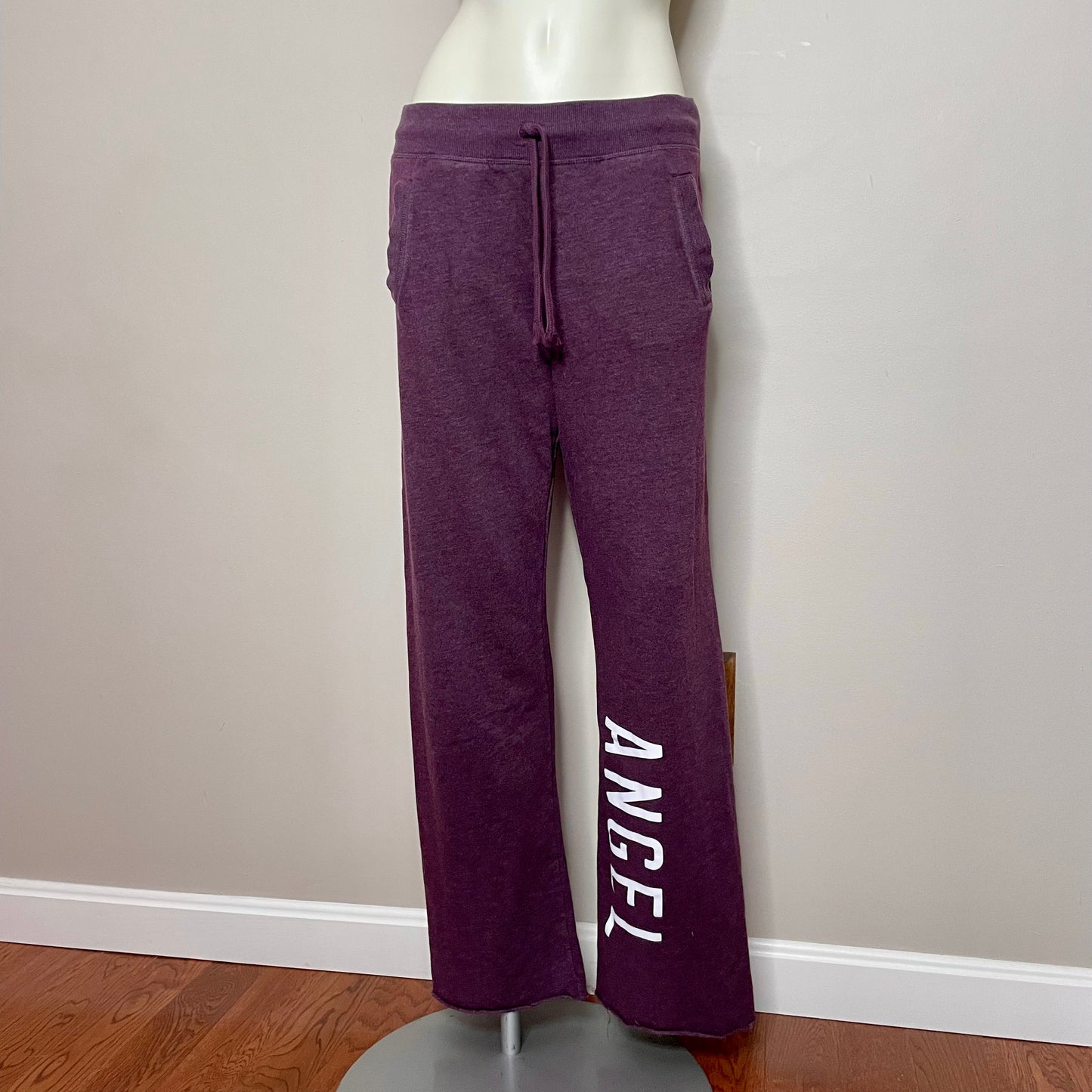 #NEWITEM victoria’s secret burgundy wide leg sweatpants XS