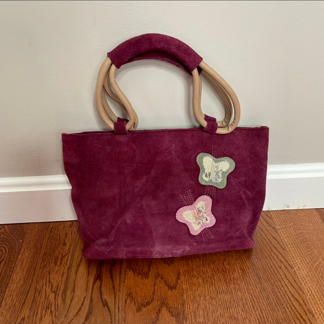 #NEWITEM xhilaration burgundy suede purse