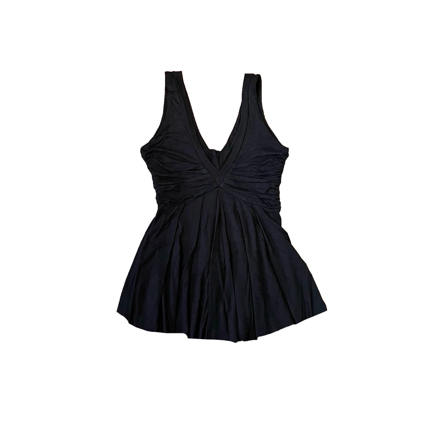 zara black babydoll tank top M