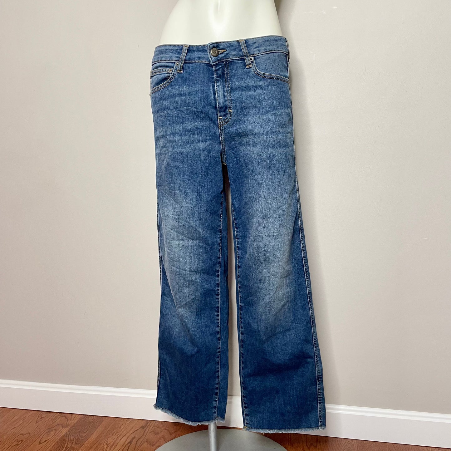 five wide leg jeans 26