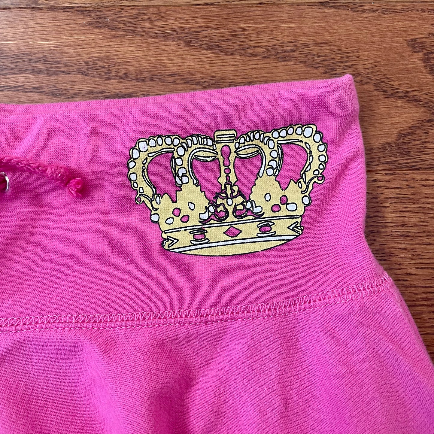 derek heart pink crown mini skirt S