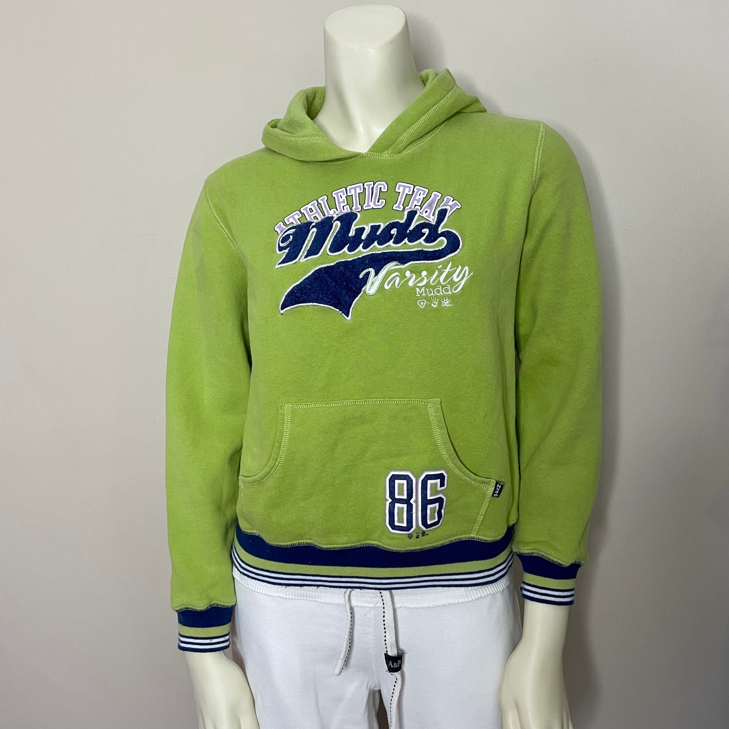 mudd green sporty hoodie XS