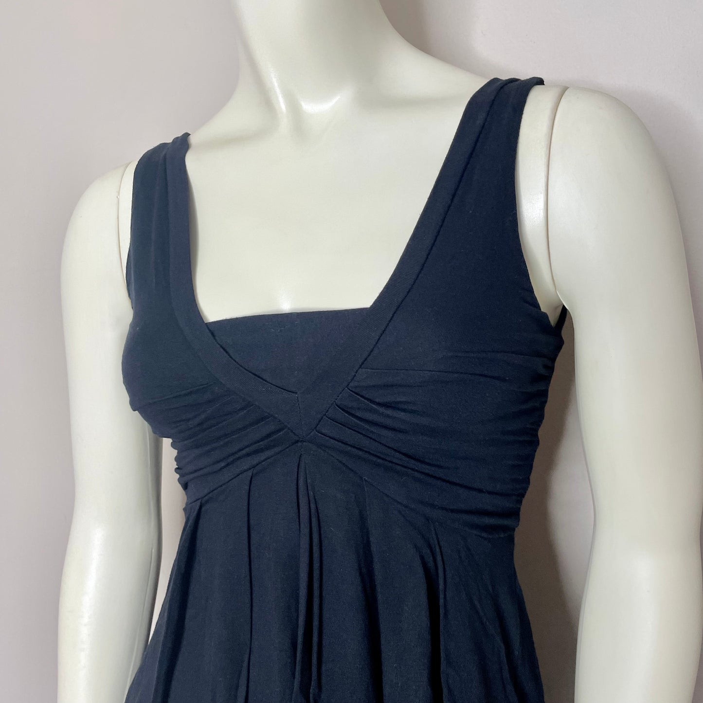 zara black babydoll tank top M