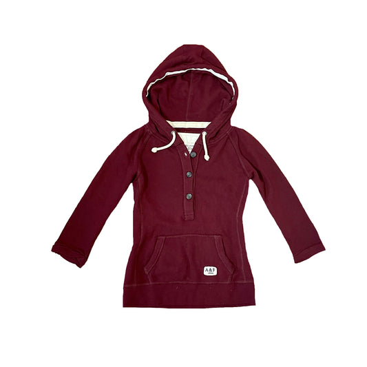 #NEWITEM abercrombie burgundy hoodie XS