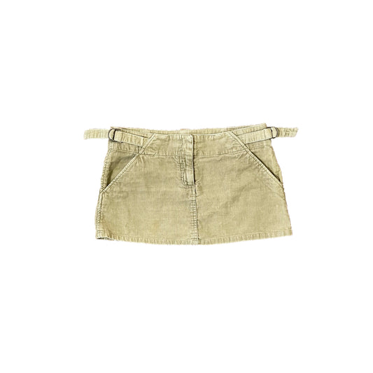 #NEWITEM xdye tan corduroy mini skirt M