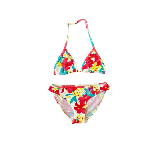 #NEWITEM red tropical floral bikini set