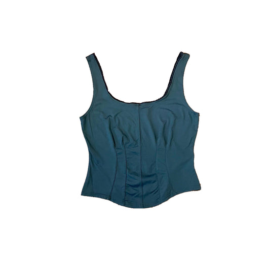 imitz gray corset tank top L