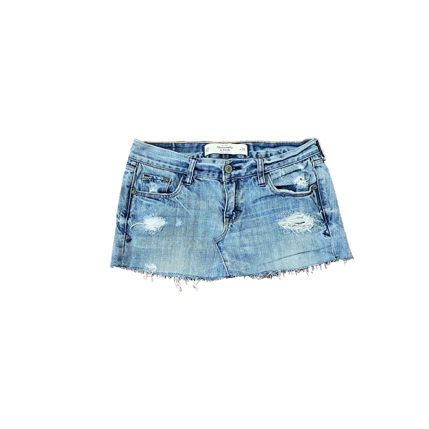 #NEWITEM abercrombie mini jean skirt 0