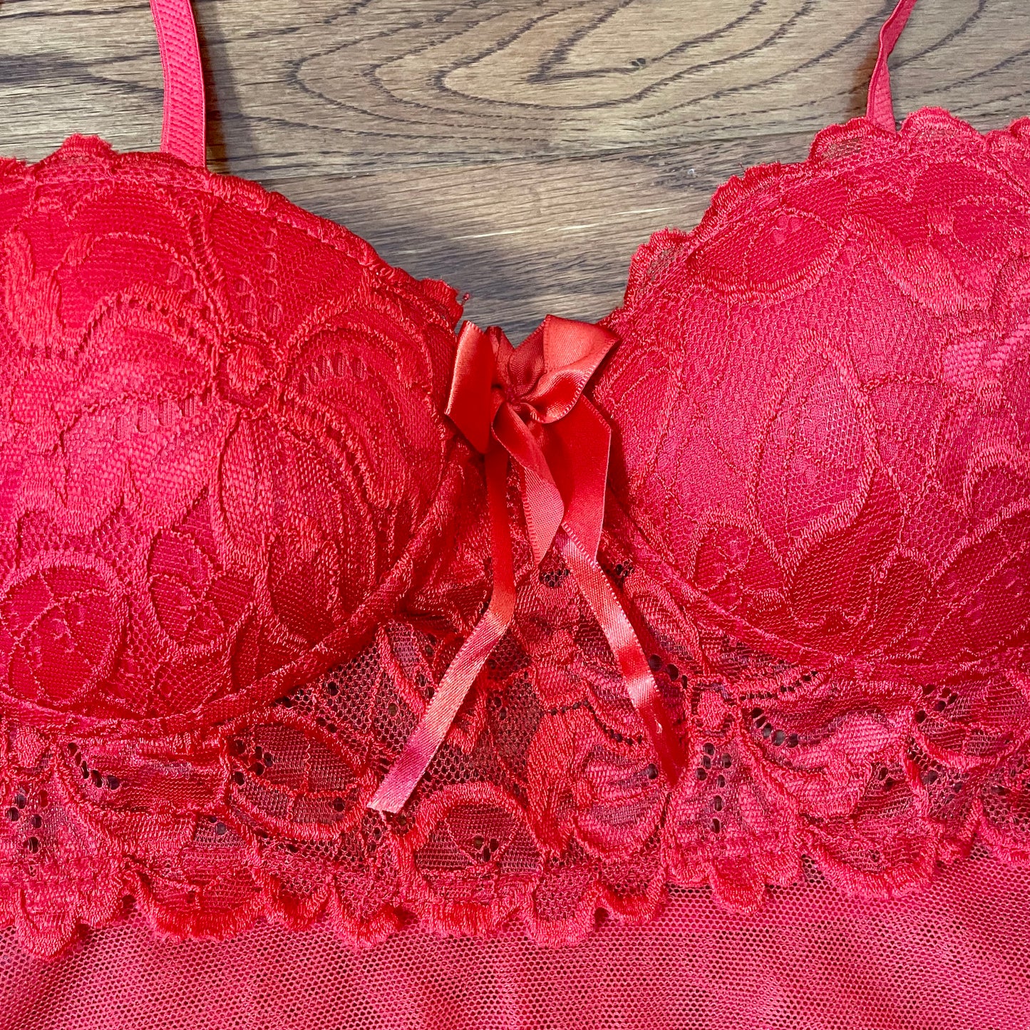 #NEWITEM y2k red babydoll lingerie slip M