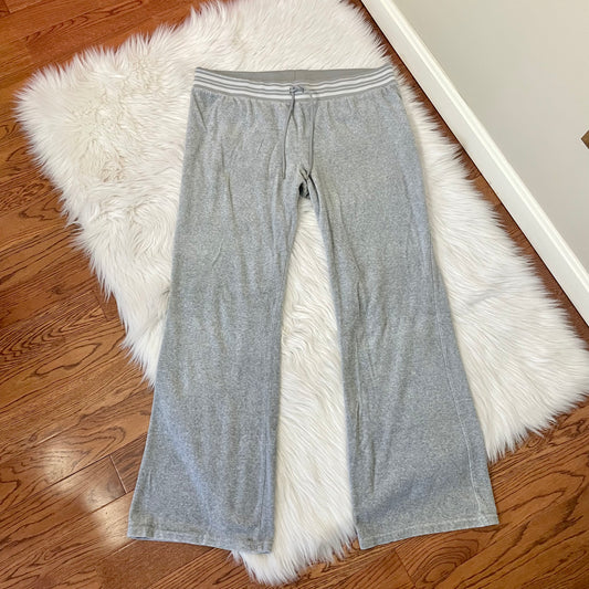 juicy couture gray flare track pants XL