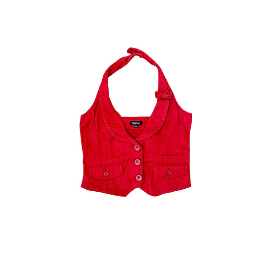 #NEWITEM blanco red vest top M