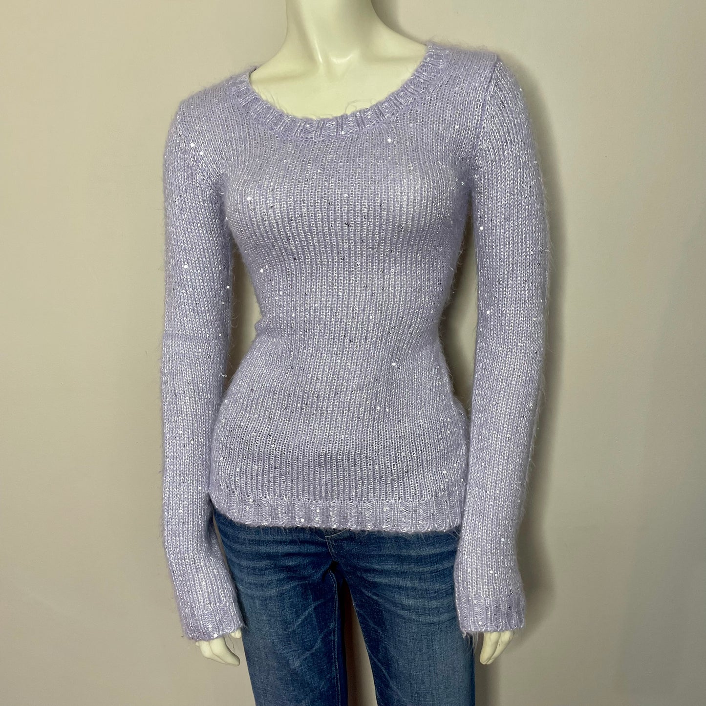 #NEWITEM rue 21 purple sequin sweater S