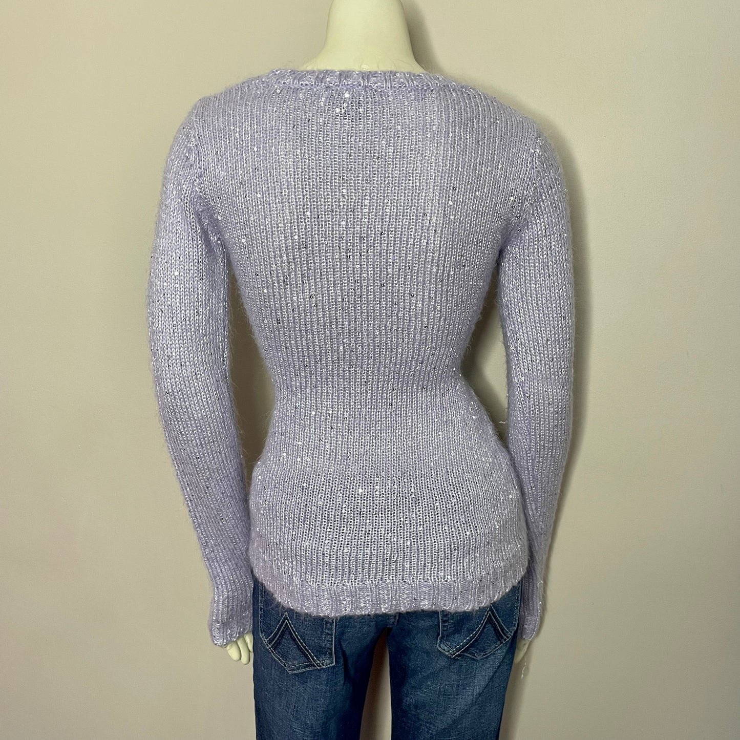 #NEWITEM rue 21 purple sequin sweater S