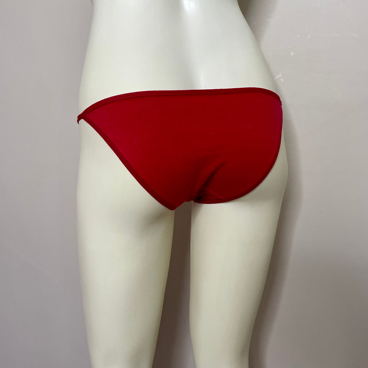 #NEWITEM y2k red rhinestone swan undies