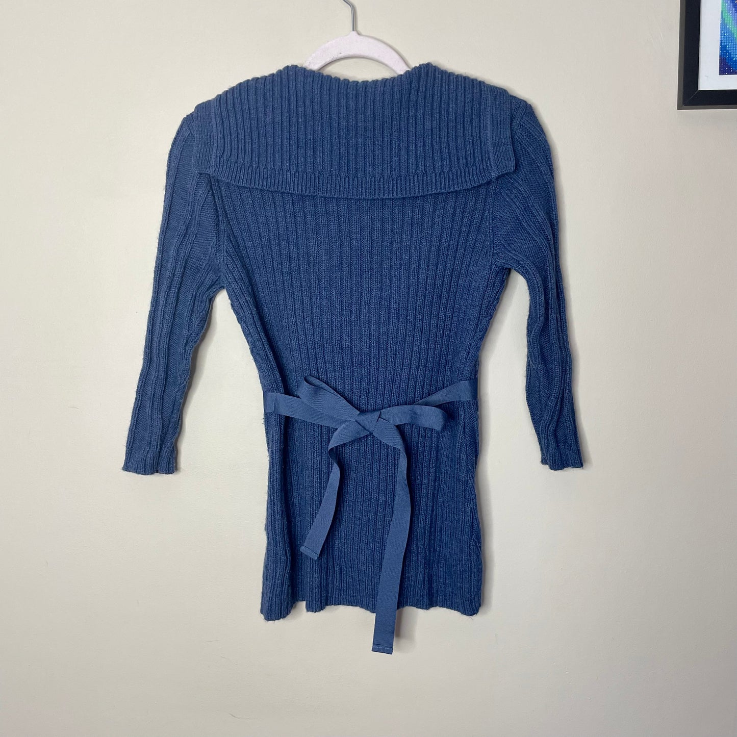 #NEWITEM so navy blue babydoll cardigan sweater M