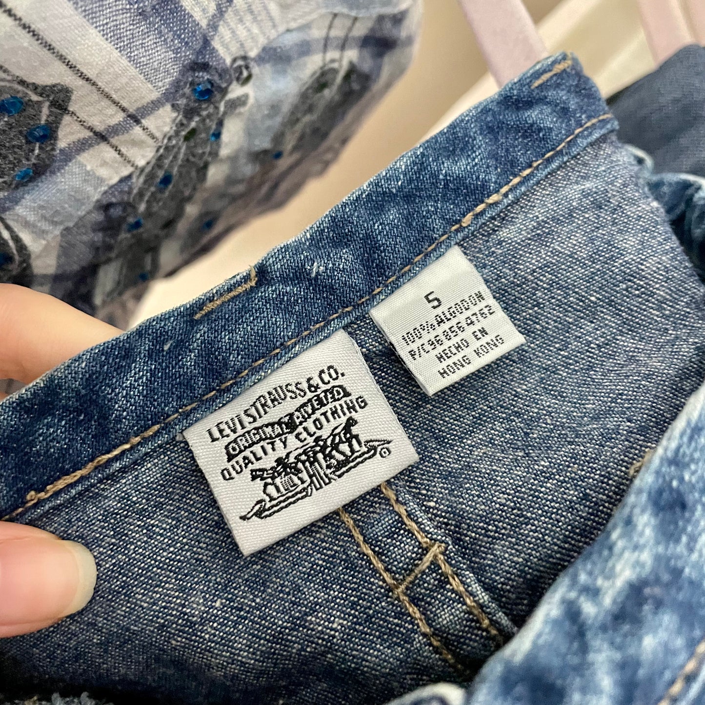 levi’s mini jean skirt 5