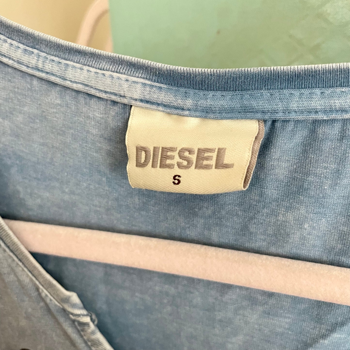 diesel blue butterfly dress