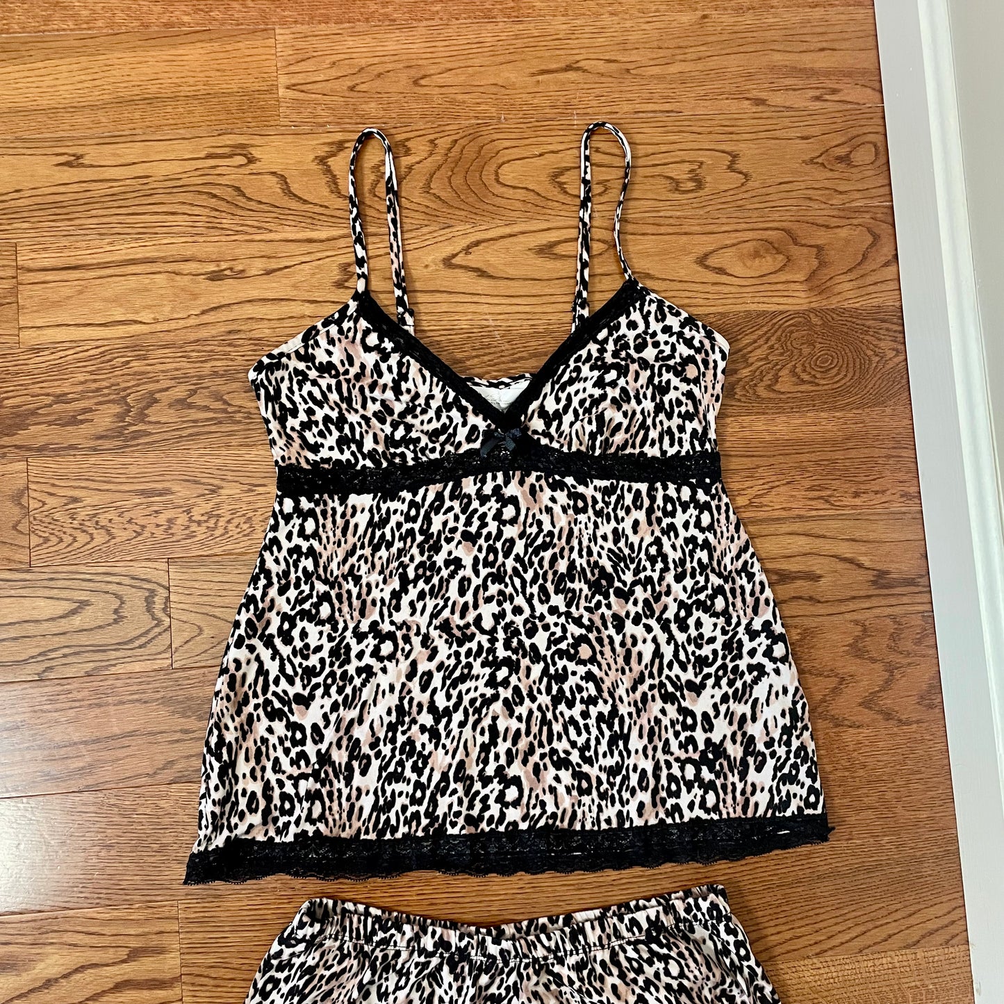 marilyn monroe cheetah print cami undie set S