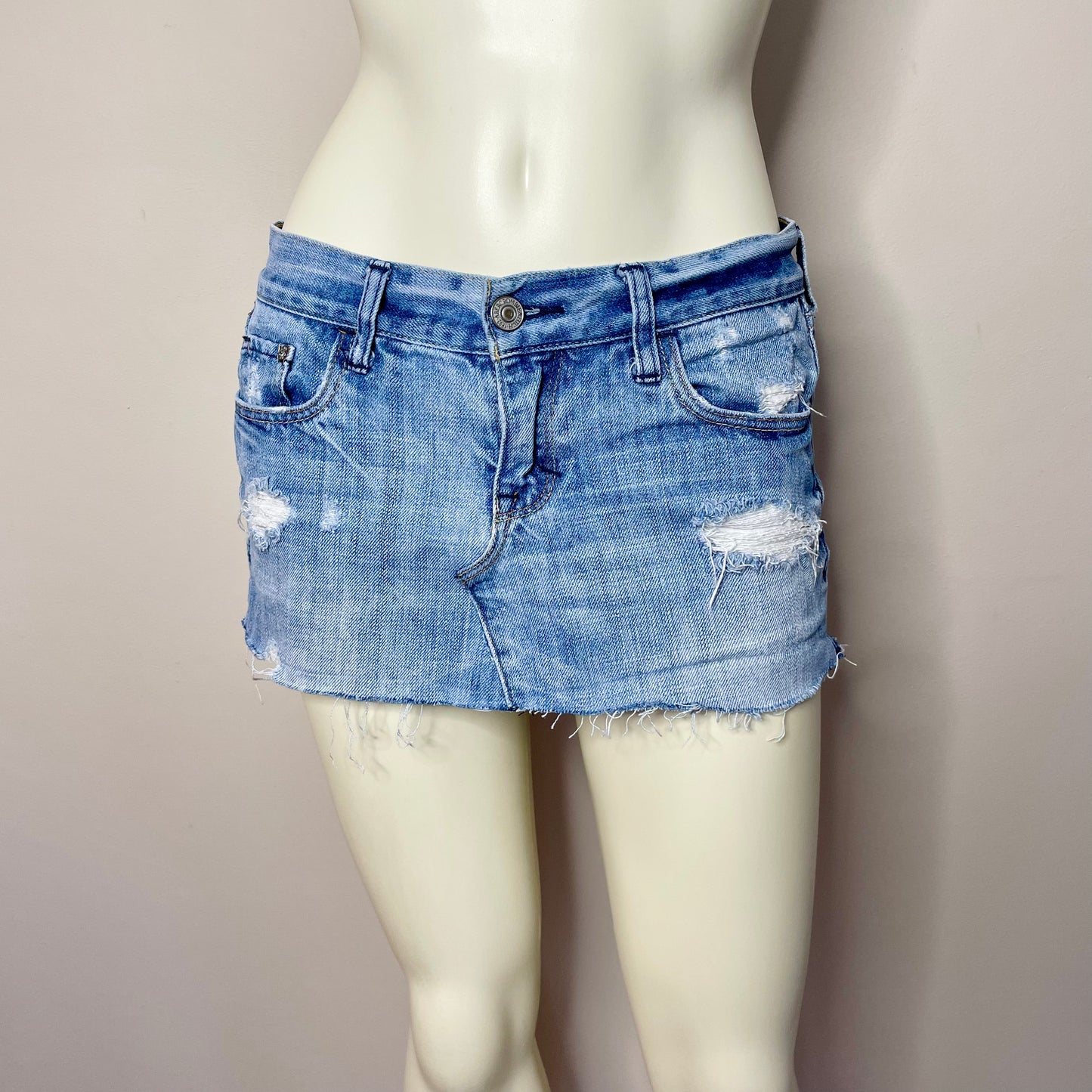 #NEWITEM abercrombie mini jean skirt 0