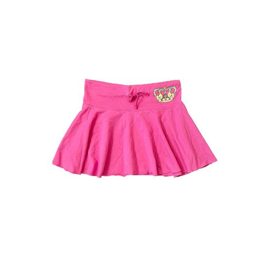 derek heart pink crown mini skirt S