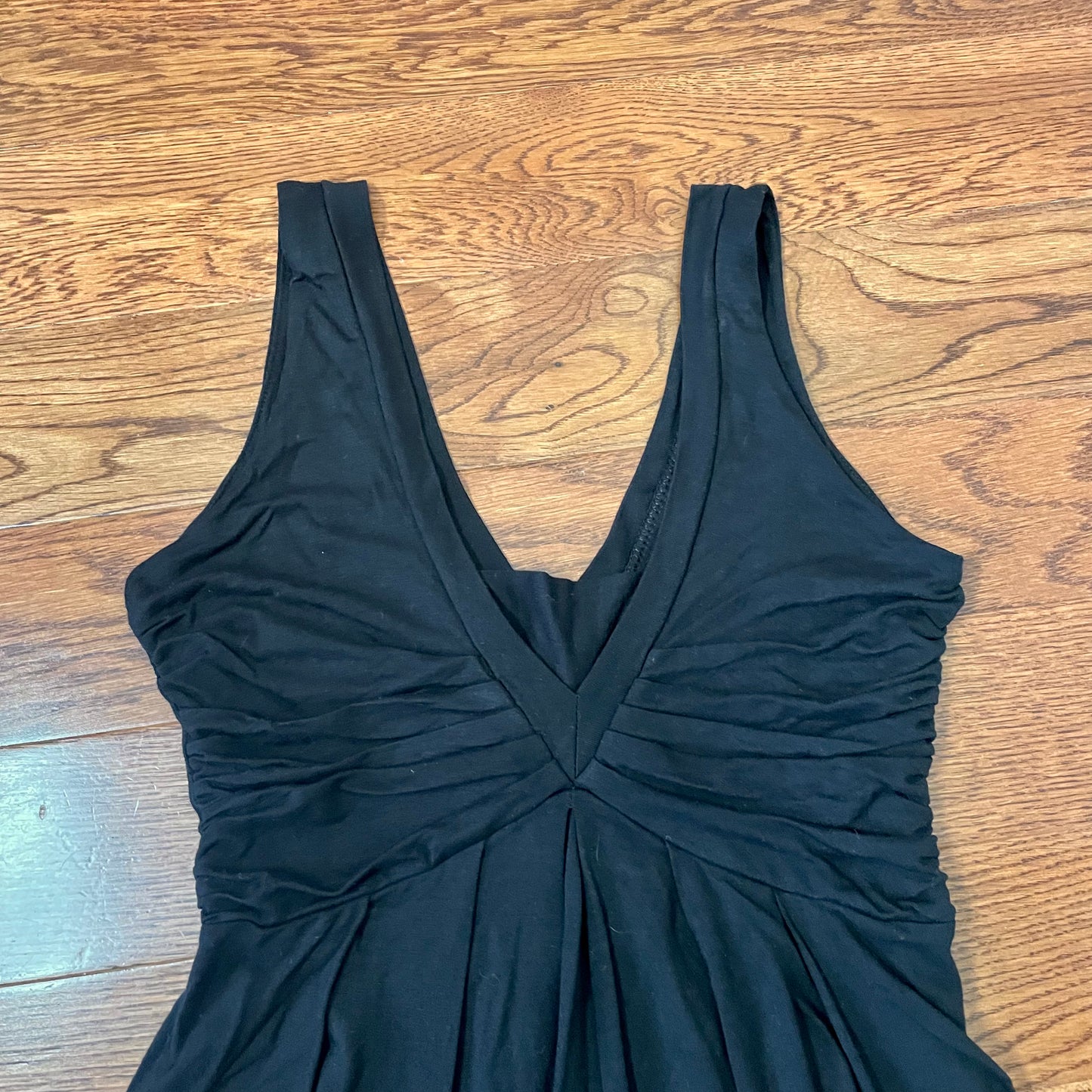 zara black babydoll tank top M