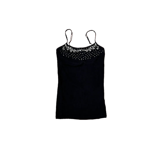 aeropostale black sequin cami